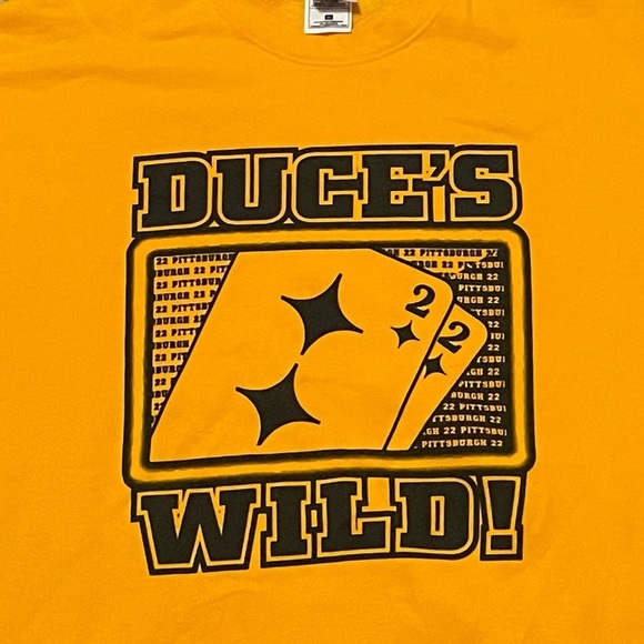 Duce Staley Pittsburgh Steelers NFL Football Sports Crewneck Sweatshirt - Picture 2 of 4